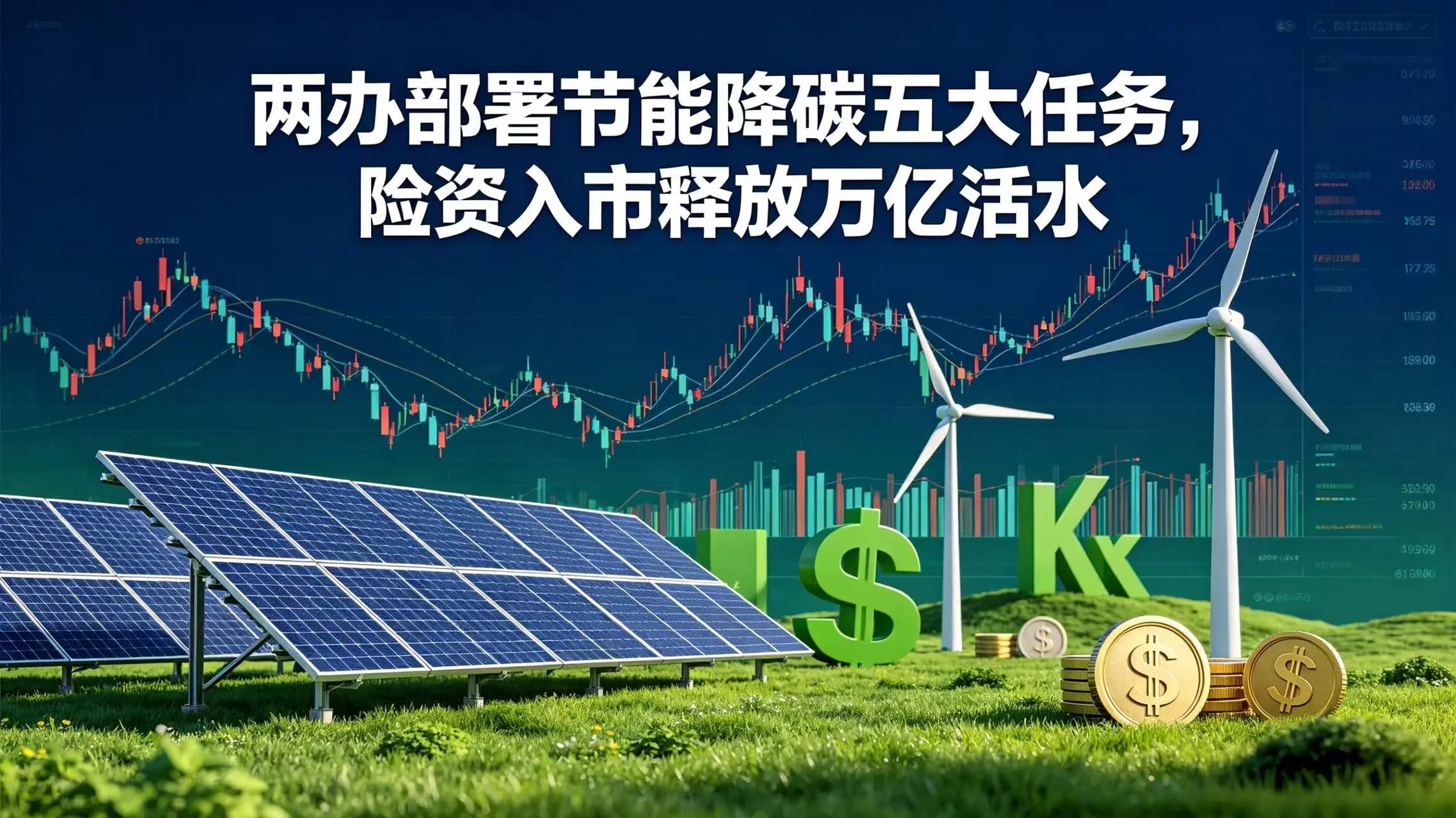 两办部署节能降碳五大任务，险资入市释放万亿活水