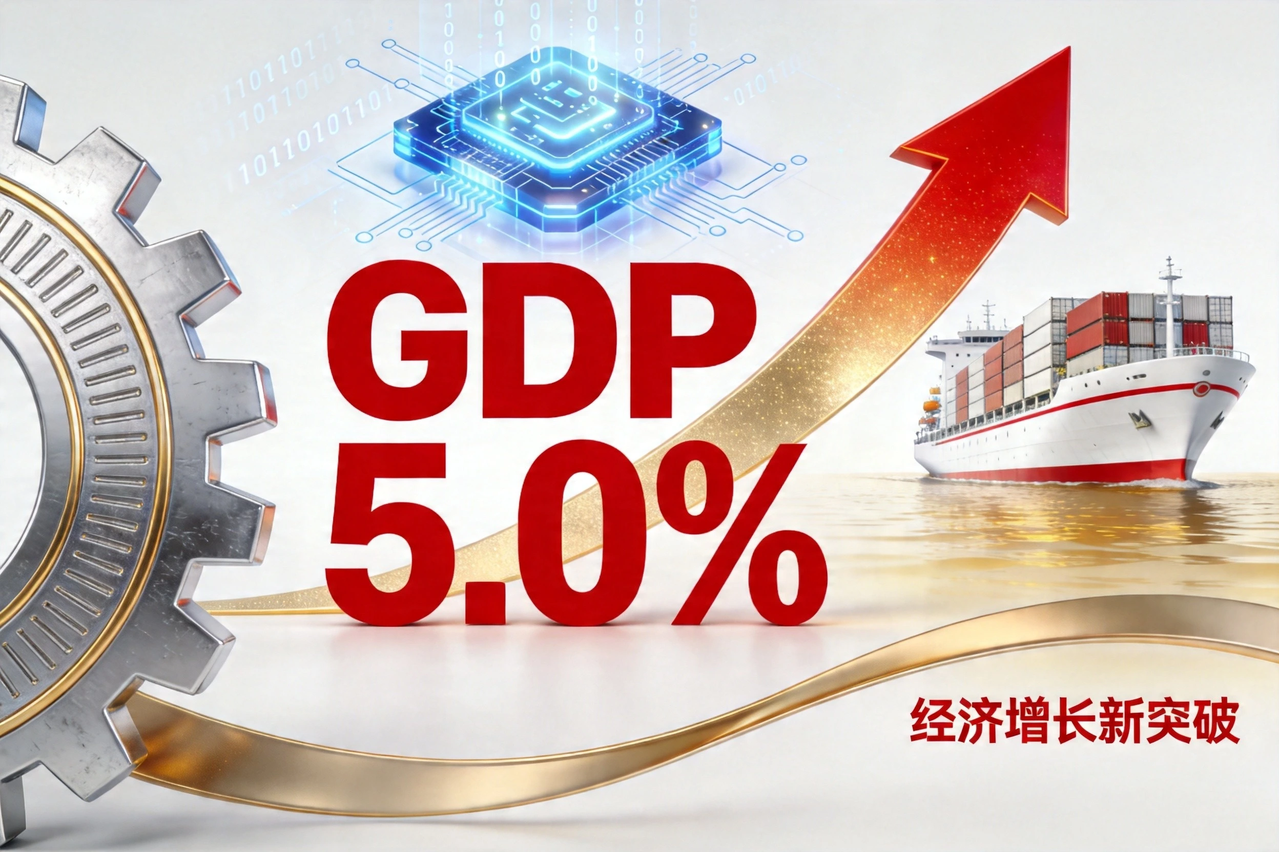 一季度GDP同比增长5.0% 宏观政策持续发力显成效