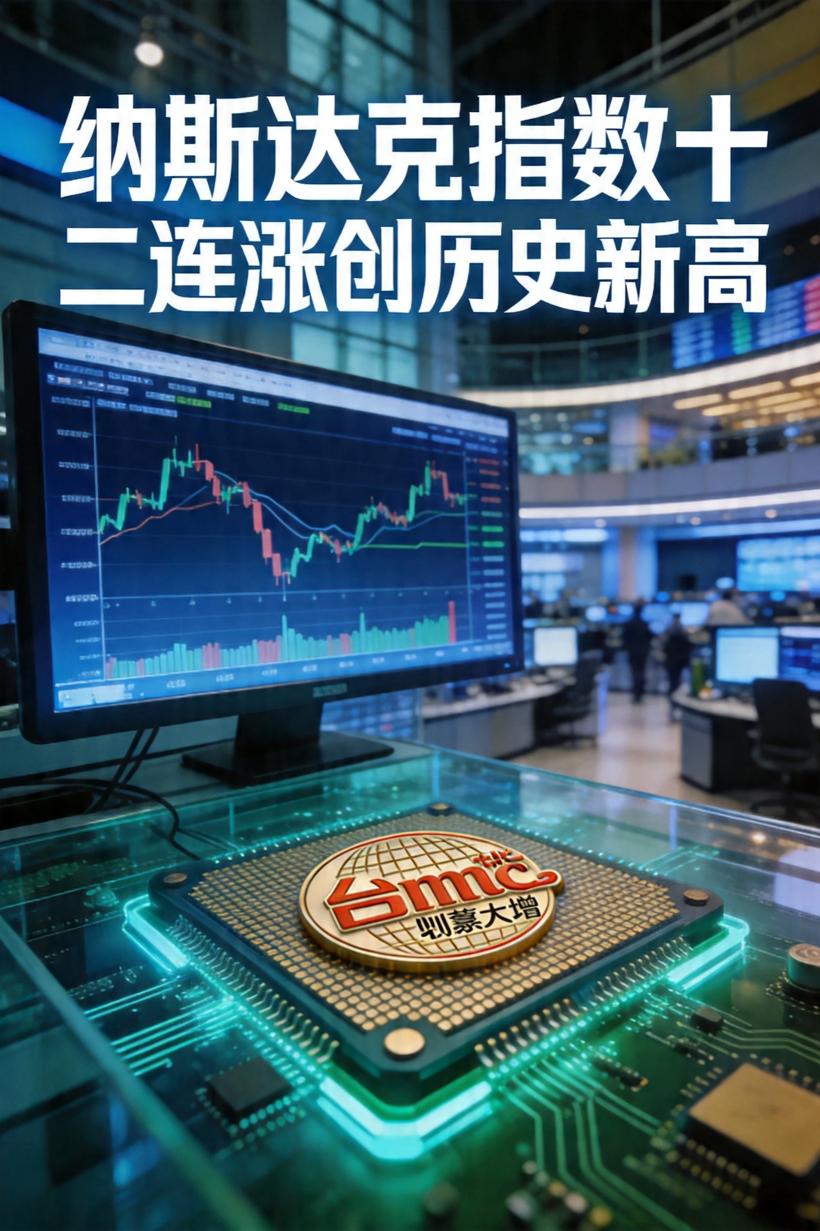 美股收盘:纳指十二连涨创新高 台积电业绩大超预期