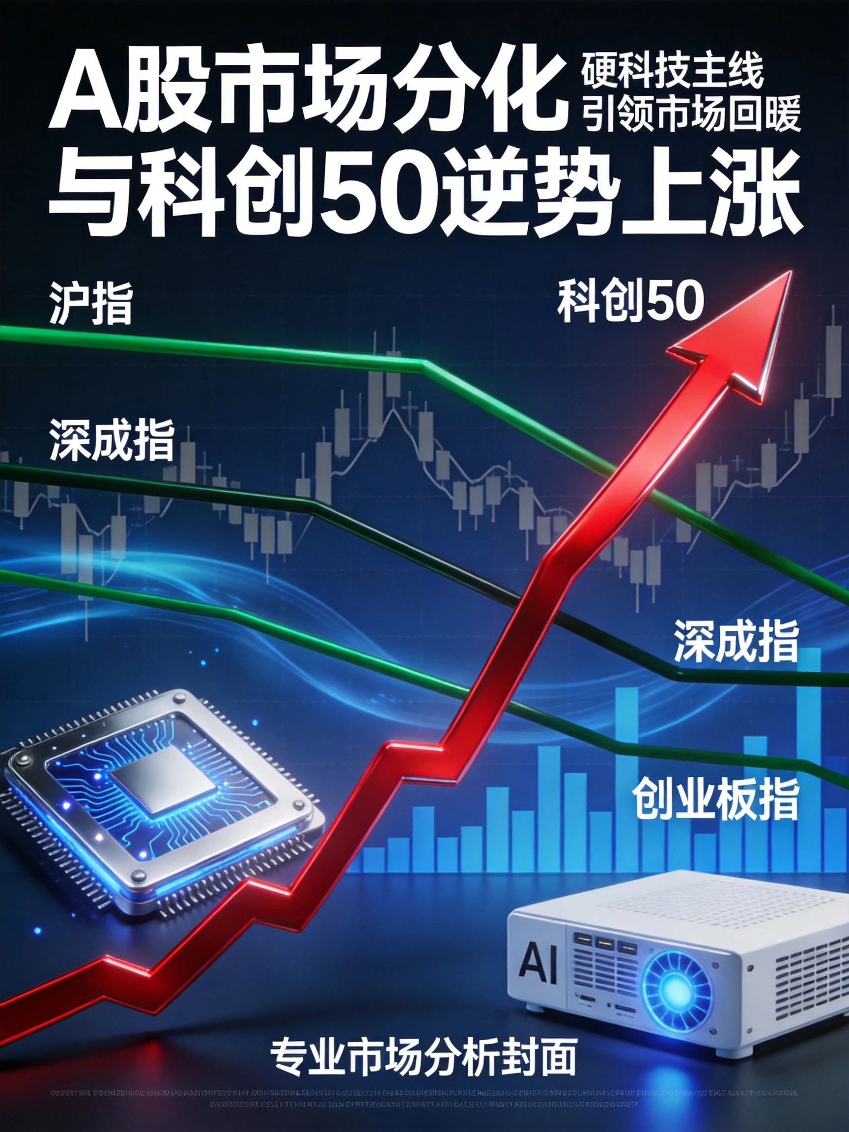 A股市场动态:科创50逆势拉升,AI算力主线强势回归