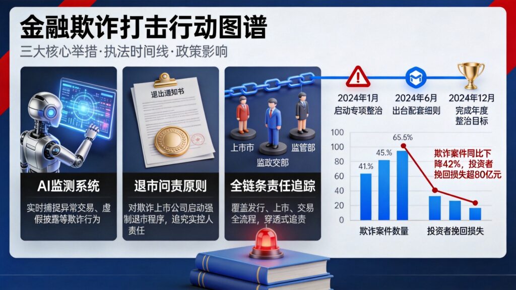 财务造假严打三大核心措施图解，AI监测中心与全链条追责机制