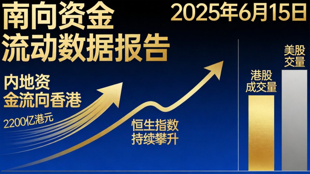 南向资金流向港股市场示意图，跨境理财通助力流动性改善