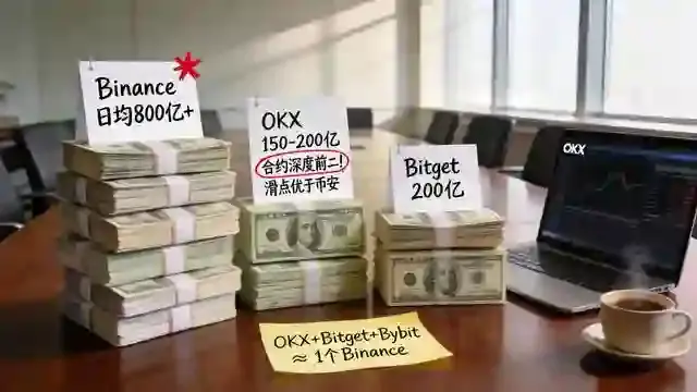 三家交易量钞票柱状图