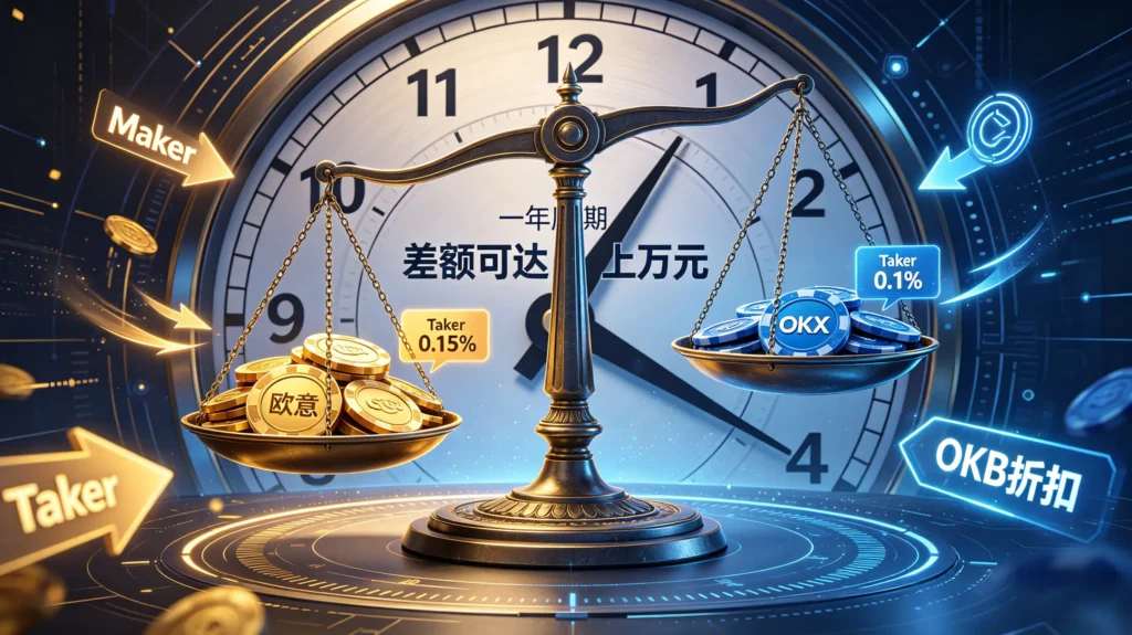OKX 与欧意费率对比的插图