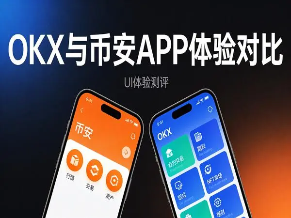 OKX专业多功能与币安轻量新手APP体验对比