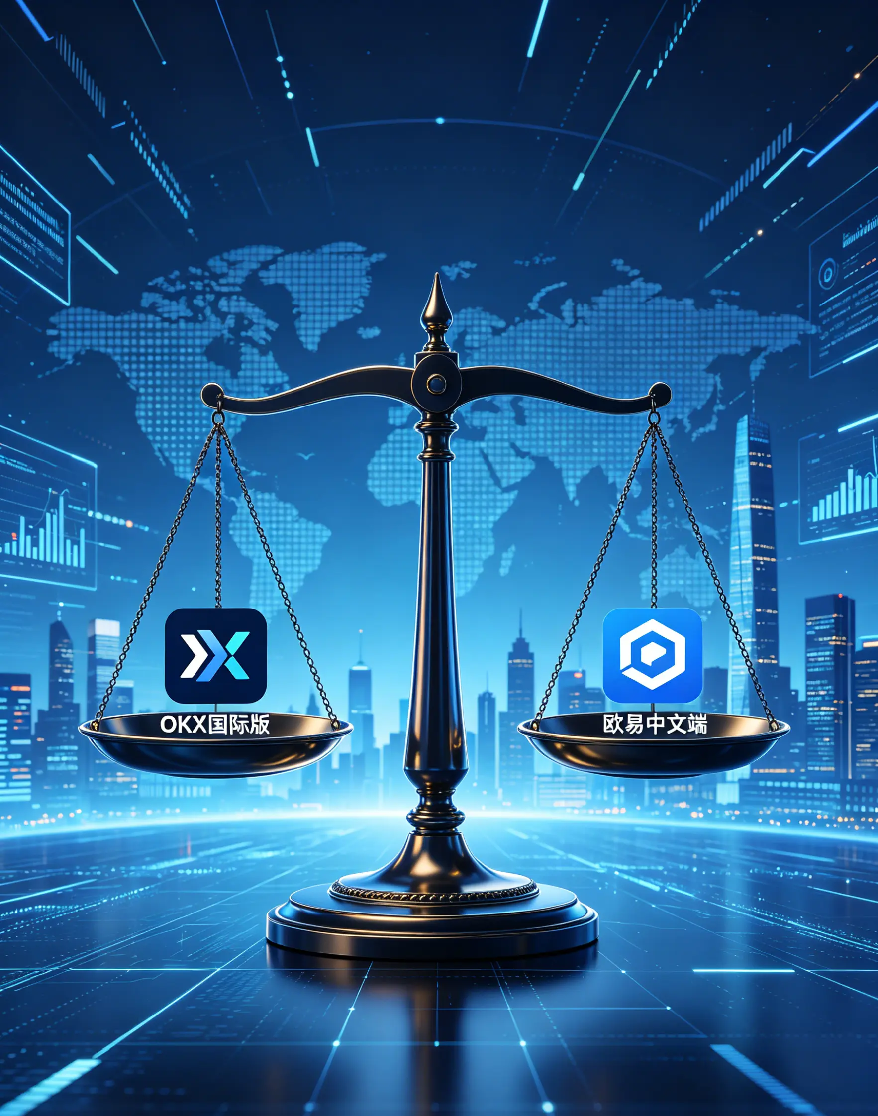 OKX 与欧易对比天平