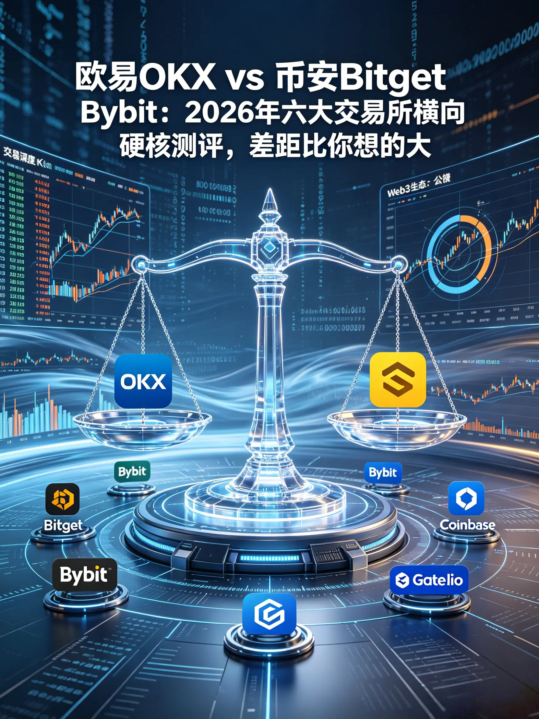 2026年六大交易所横向硬核测评，差距比你想的大