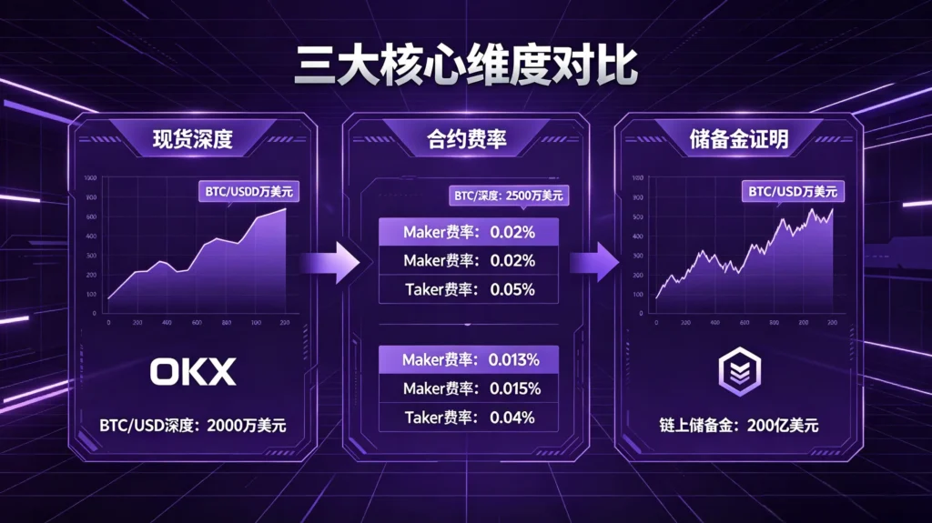 三大核心维度对比