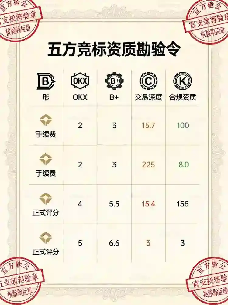 五方竞标资质勘验令