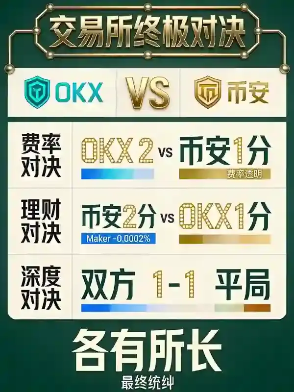 交易所终极横评:费率结构、资产深度与理财产品,谁才是性价比之王