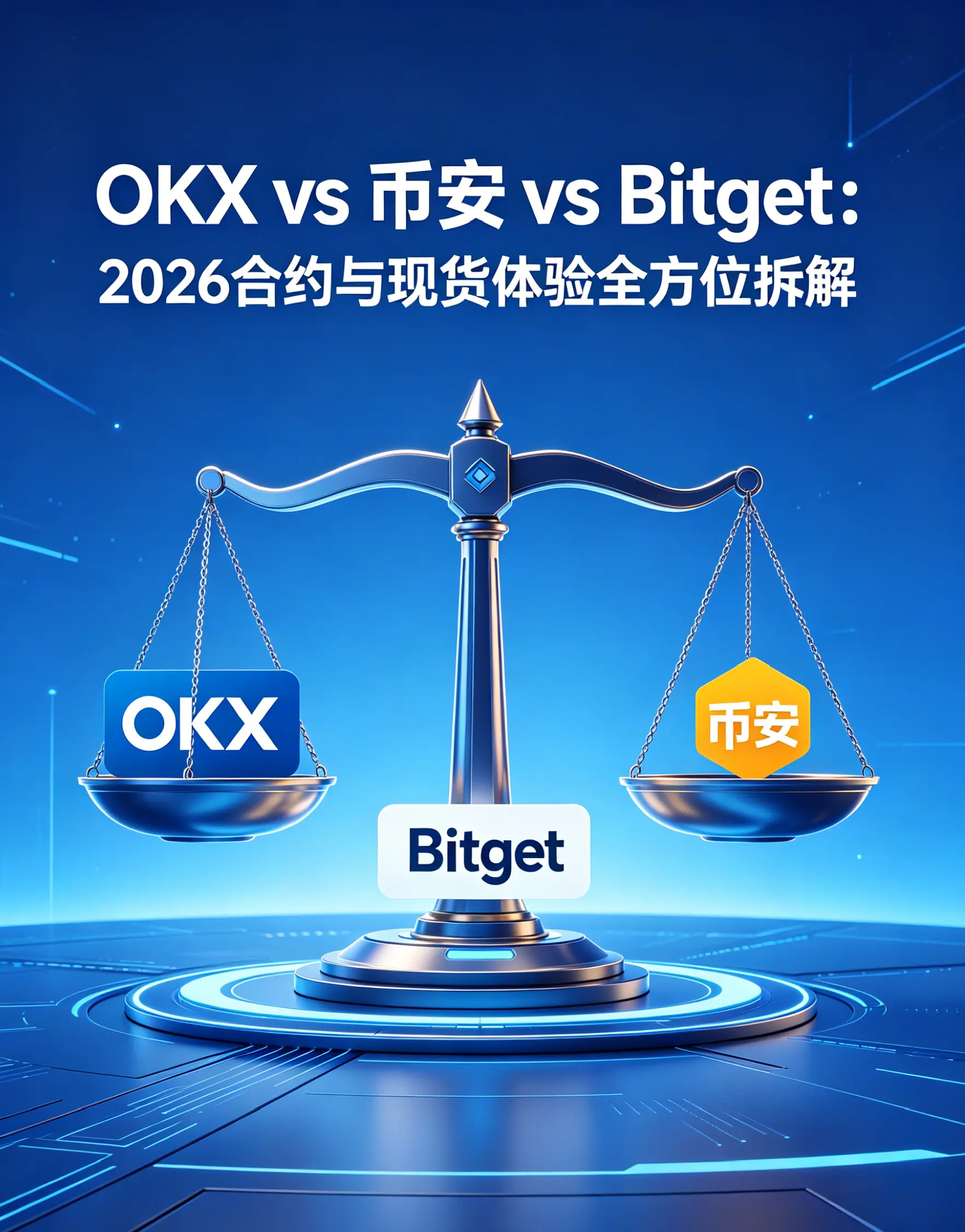 OKX 币安 Bitget 平台横评