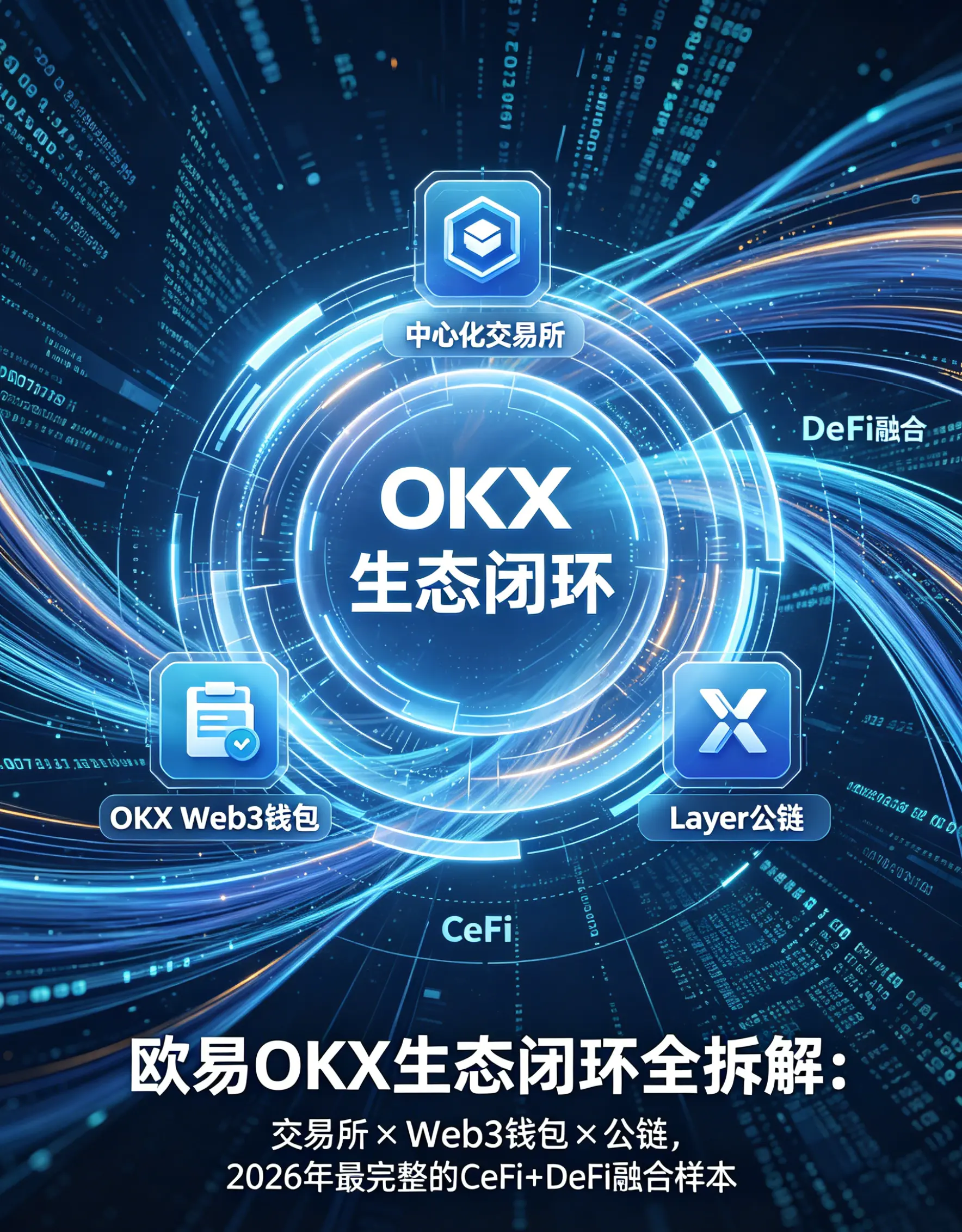 交易所生态闭环全拆解:交易所×Web3钱包×公链,2026年最完整的CeFi+DeFi融合样本