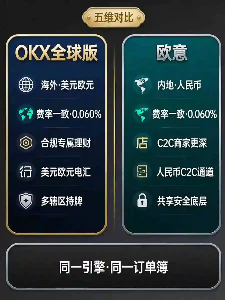 OKX欧意五维双栏对比