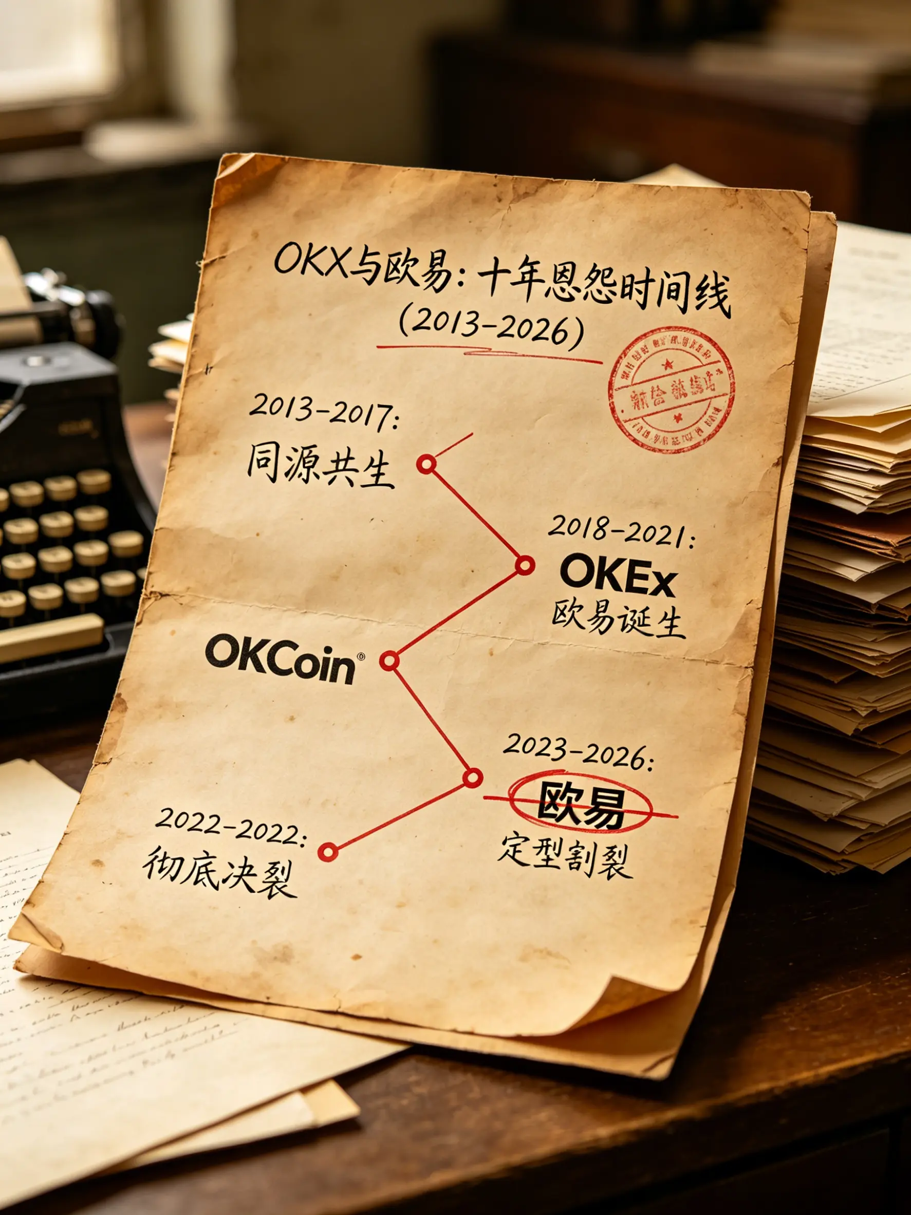 从同一起点到分道扬镳:OKX与欧易的十年恩怨时间线