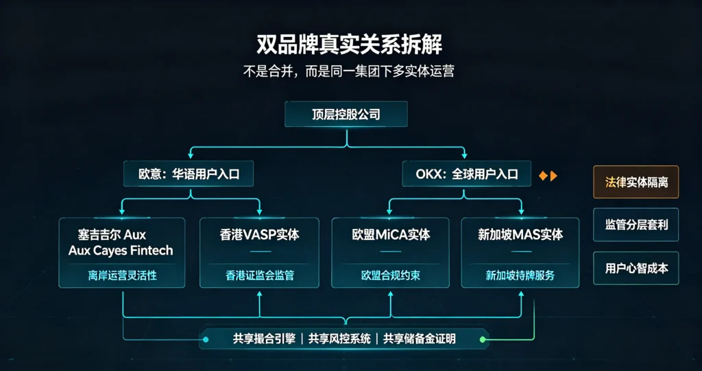 双品牌股权架构图
