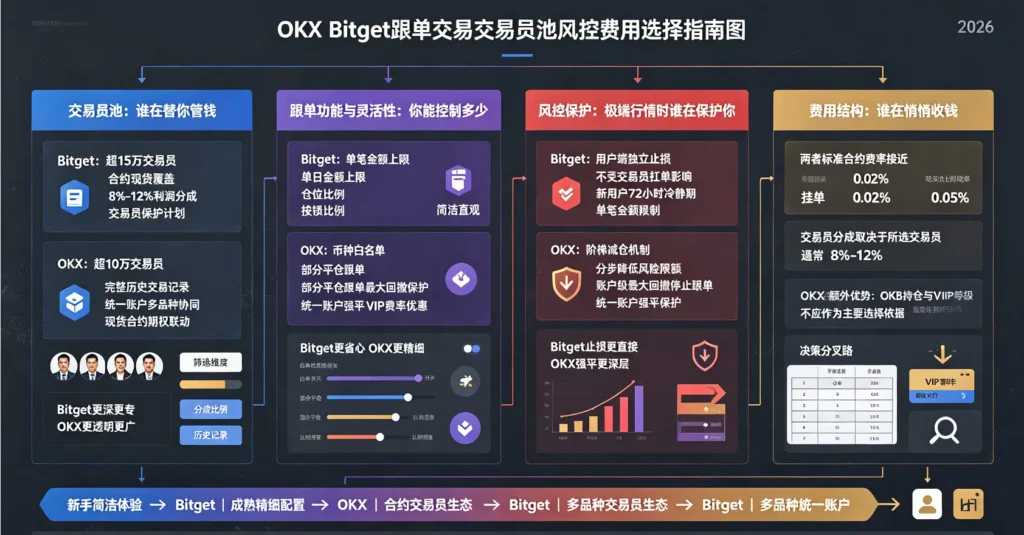 OKX Bitget 跟单对比选择指南图