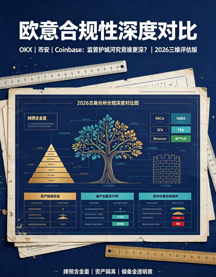 合规性深度对比：在OKX、比安与Coinbase之间，监管护城河究竟谁更深？