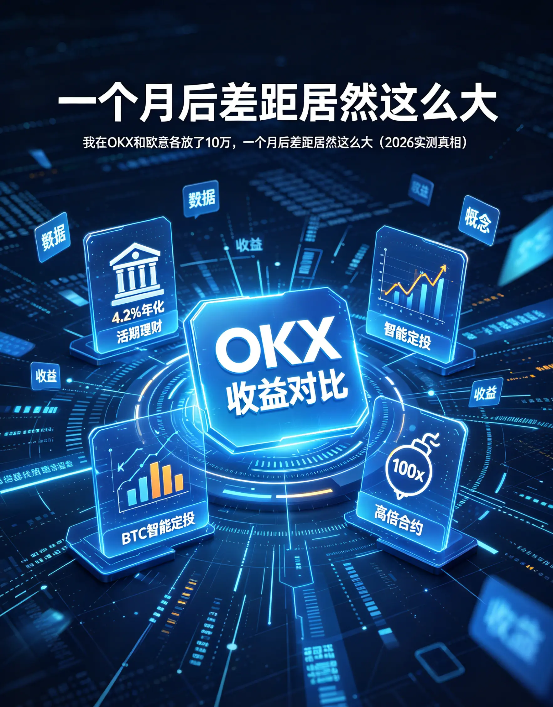 我在OKX和欧亿各放了10万,一个月后差距居然这么大