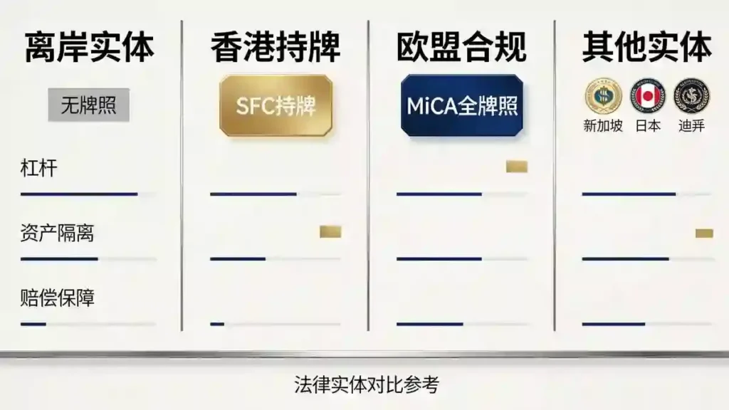 四大法律实体对比面板