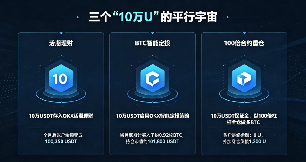 理财定投合约收益差异图解