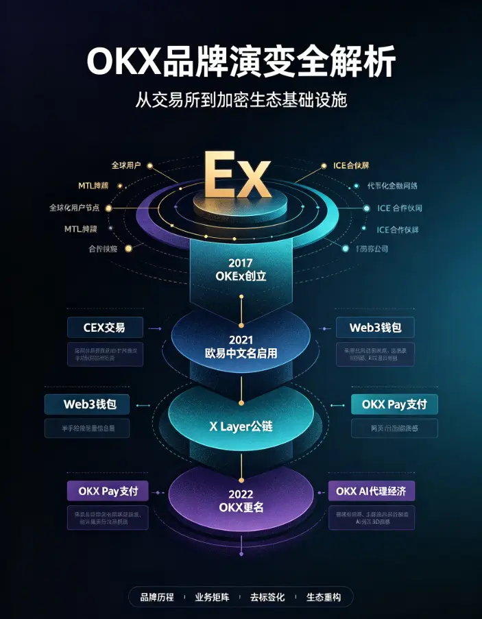 这家交易所品牌演变全解析2026:更名历程与交易、钱包、公链业务体系深度解读